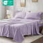 Ensemble de draps en micro-molleton 4 pièces-33090715-33090725