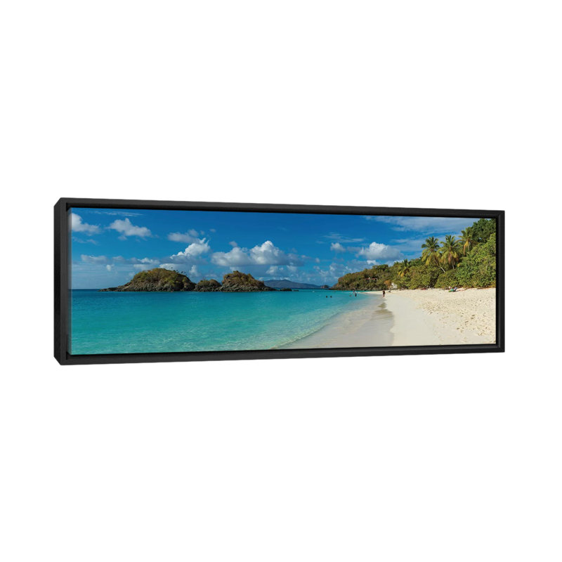 Trunk Bay II, St. John, Îles Vierges américaines par Panoramic Images - Print, H 12 po x l 36 po x P 1,5 po