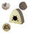 Eriika 19 " H Cat Scratching Post-1042569073