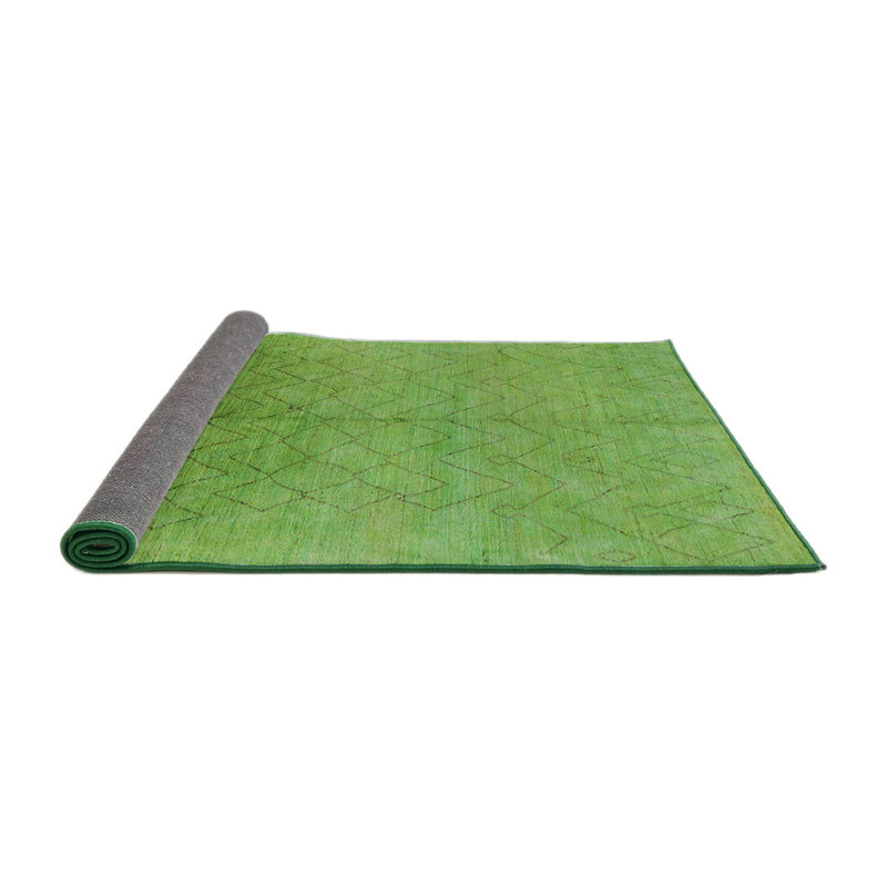 Tapis vert à motif géométrique Gothenburg, Rond 4 pi