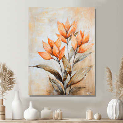 «Soft Soft Vintage Wildflowers I - Botanicals», impression murale en métal