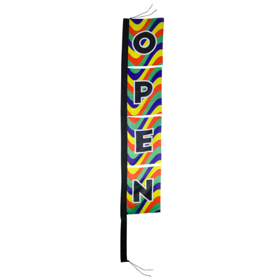Open 17" x 82" 4-Section Banner