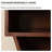 Stylish 8 - Tier Irregular Solid Wood Bookcase-110401797