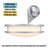 16 Inch 23 Watt LED Indoor Flush Mount Ceiling Fixture with Color Temperature Selection, Frosted Acrylic Shade-109763897-109763898