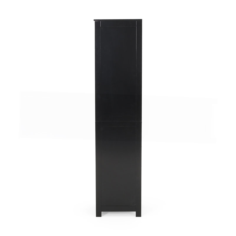 Armoire de salle de bain avec intérieur spacieux et design moderne