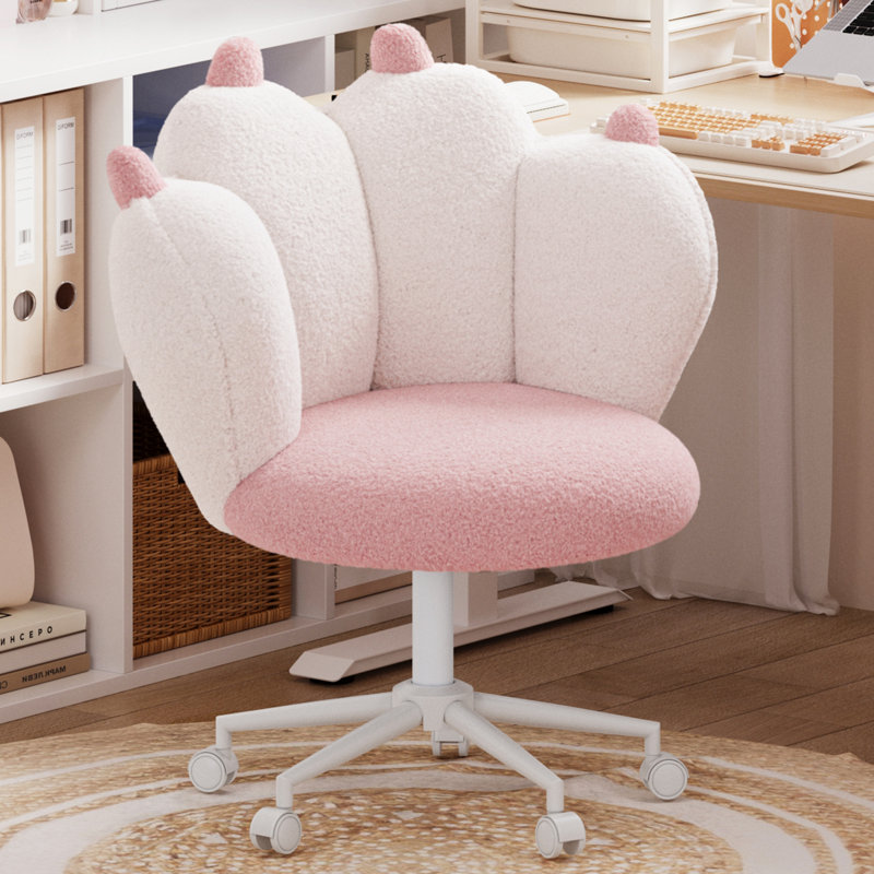 Children's Chair, Pink/White