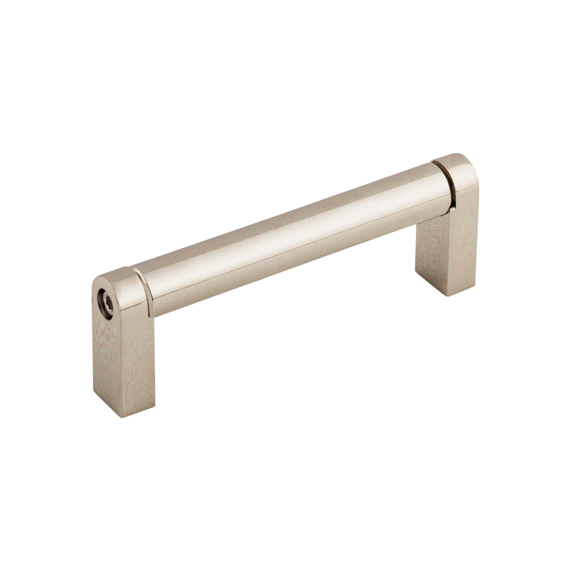 Pennington Bar Pull, Polished Nickel, 3 3/4" Center to Center