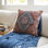Coussin décoratif carré en mélange de coton / jute / polyester / polyester Vince