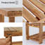 Banc de douche en bois d'acacia