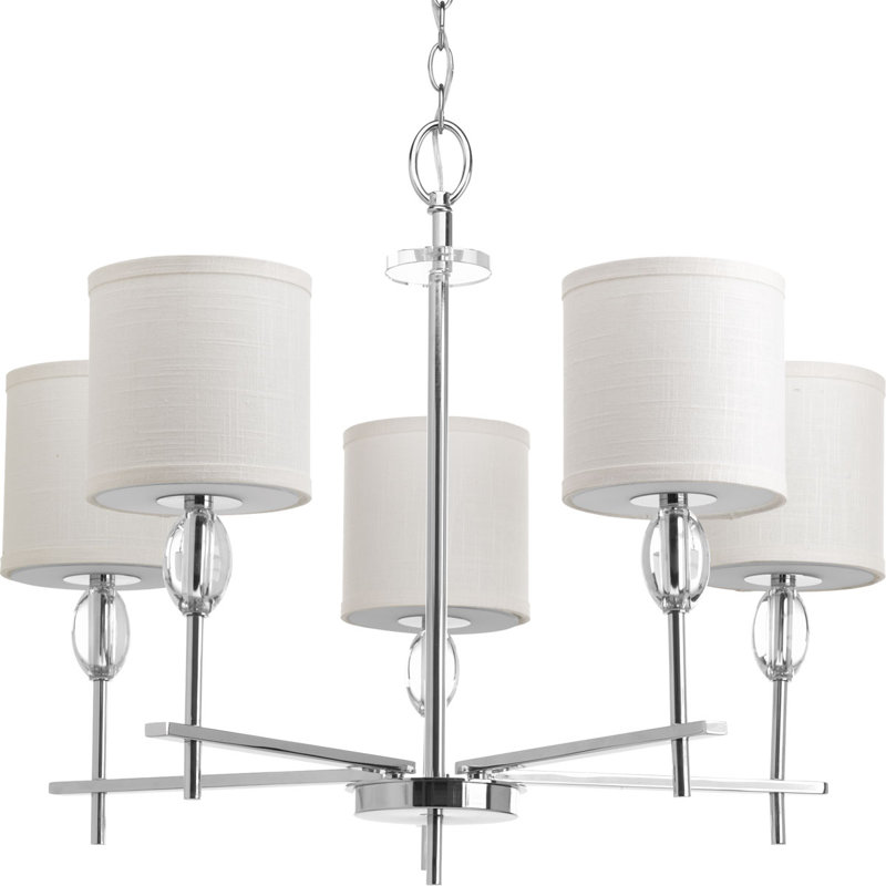 Lustre sphère 5 lumières spoutnik Jaelanie