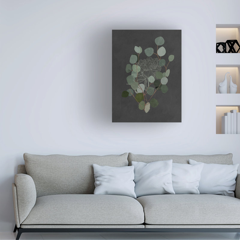 «Eucalyptus Leaves IV» sur toile, H 32 po x l 24 po
