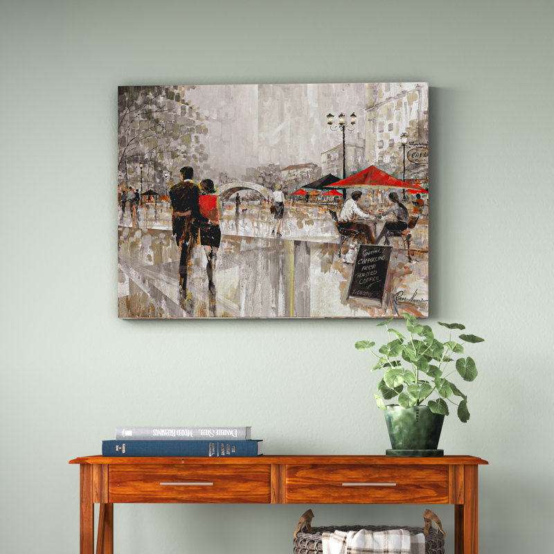 Reproduction sur toile « Charm » Arianie, H 24 po x l 32 po, Toile tendue, Sans cadre