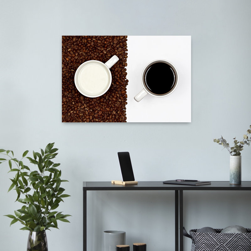 Impression d'art mural noir foncé café foncé, H 16 po x l 24 po