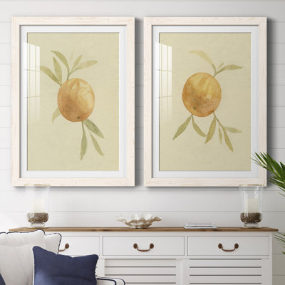 Dappled Oranges I Premium encadré mat - prêt à être accroché