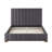 Exquisite Bed with Comfortable Headboard and Sturdy Slats, Perfect for a Peaceful and Relaxing Bedroom Retreat-371845799-371845798