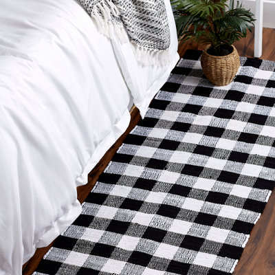Caroyln Cotton Gingham Indoor Rug