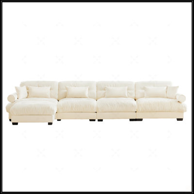 L Shaped Sectional Cloud Sofa