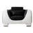 Shryock Faux Leather Club Chair-25610127