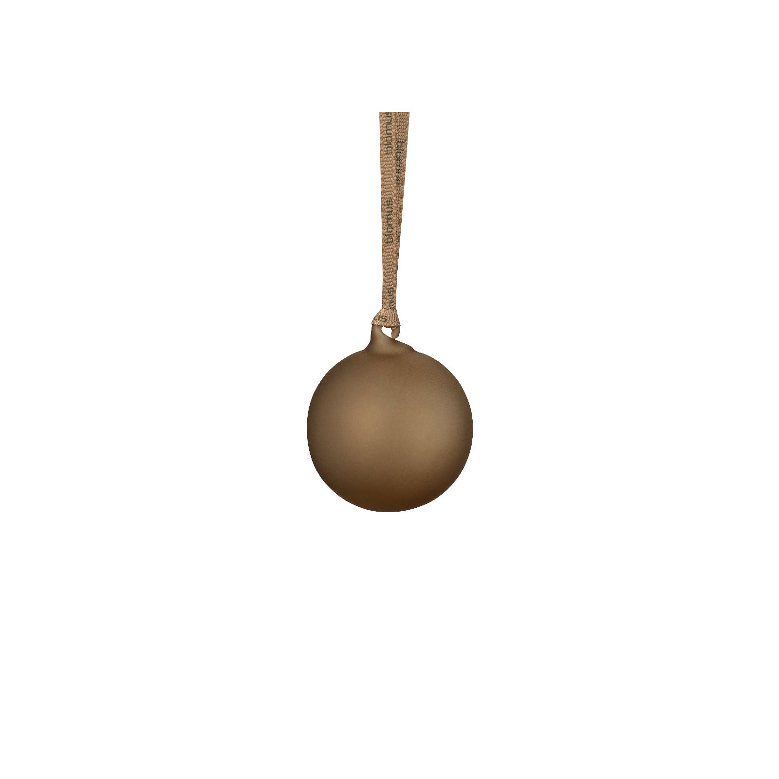 JUHLA Matte Glass Ornament, Tan