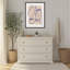 "Abstract Blue Line Art" par Little Dean, reproduction d'art sur toile encadrée-441239527