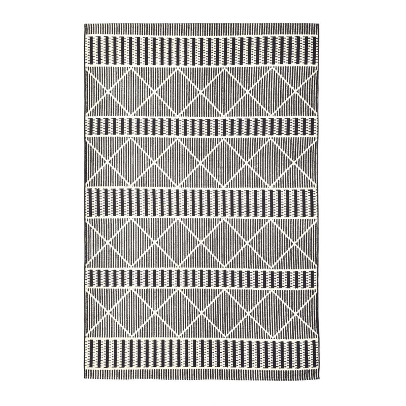 Geometric Hand Woven Indoor / Outdoor Area Rug, Rectangle 120 x 180cm