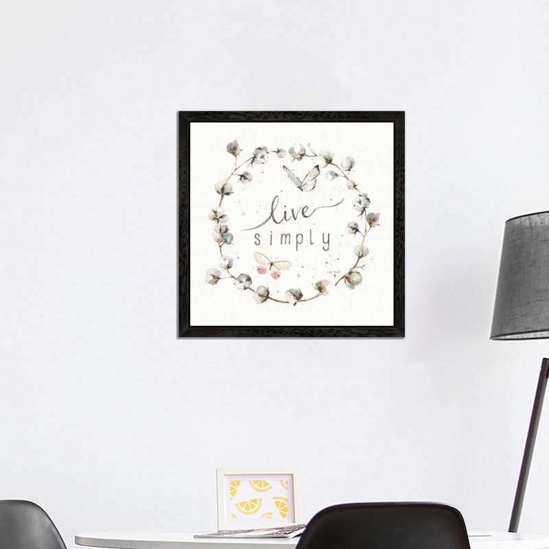 A Country Weekend XVIII by Lisa Audit - Floater Frame Print on Canvas, Black Framed