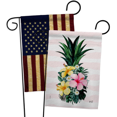Double Sided 18.5'' H x 13'' W Polyester Garden Flag