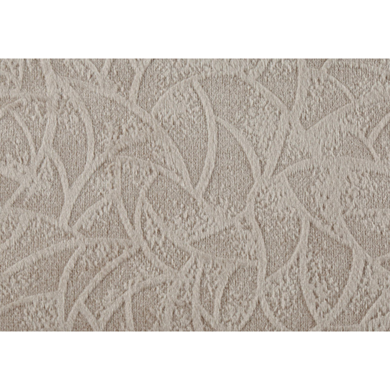 Coussin 100% coton à fermeture à glissière, Taupe abstrait