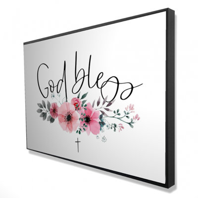 «God Bless» sur toile