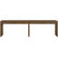 Console / bureau en bois massif et placage de chêne Avro