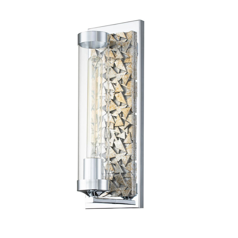 Elysian 1 Light Sconce, Polished Chrome