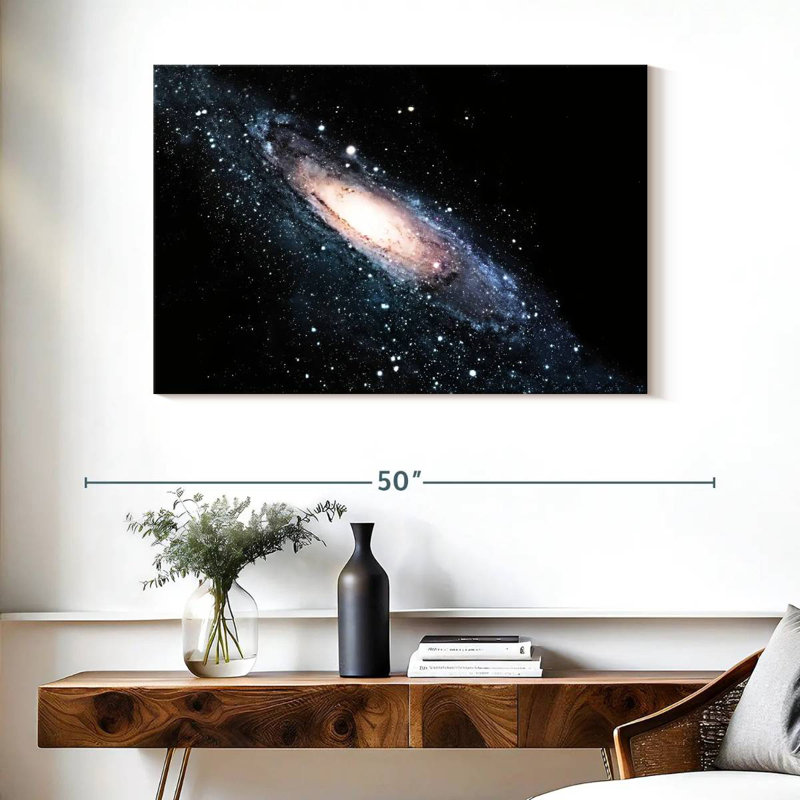 Oberle Beautiful Galaxy, 26" H x 39" W