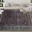 Hand-Knotted High-Quality Red and Blue Area Rug