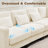 Redenius 123" Curved Corduroy Sectional Sofa Seater for 4-1565147926