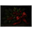 Holly Leaves Red Berries Festive Ribbon, reproduction d'art encadrée sur toile, art mural-1781174952-1781174951