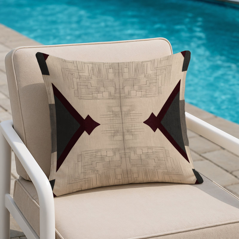Heritage Loom Indoor And Outdoor Throw Pillow, Square 20"