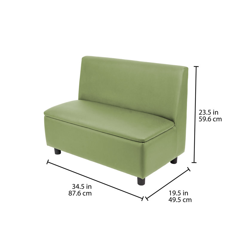 Ensemble de 2 canapés modulaires Kid Comfort - vert fougère, Vert fougère