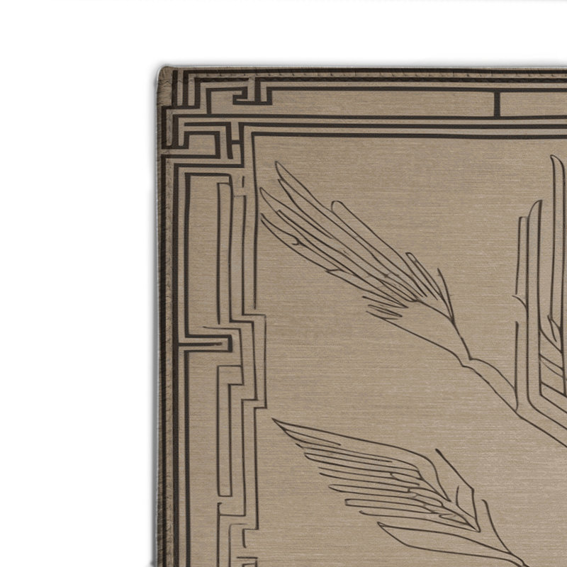 Tapis intérieur et extérieur ArtDeco, Rectangulaire 2 pi x 3 pi