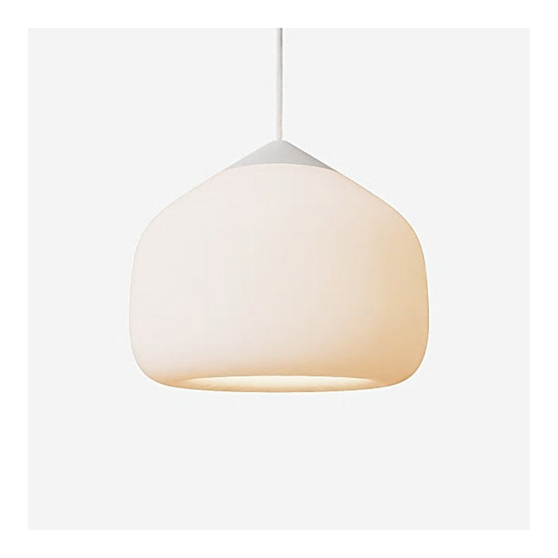 Goby Pendant Light, Black, Stone, 12.25'' H x 10'' W x 10'' D