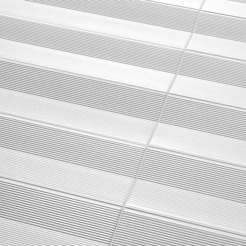 Kinzie 4x16 Concave 3D Matte Ceramic Tile, White