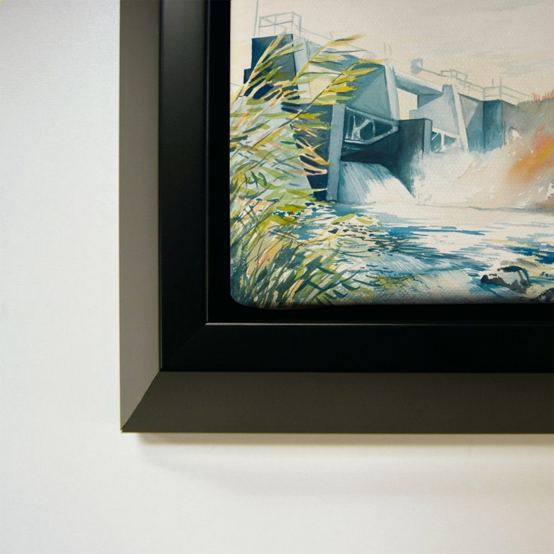 «Industrial Dam» par Bruce Nawrocke - Impression sur toile