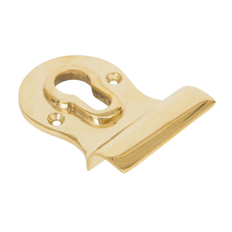 Euro Rosette, Polished Brass