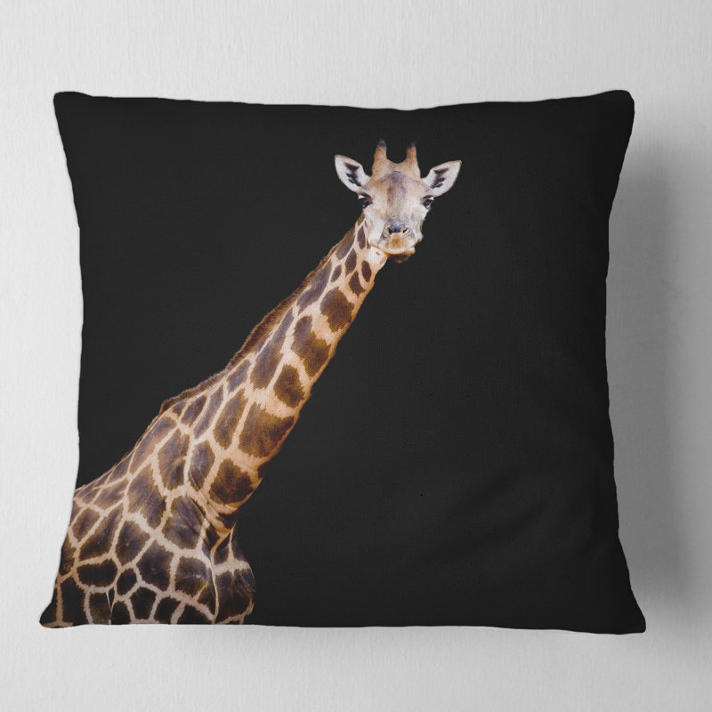 Animal Print Throw Pillow, 18" x 18"
