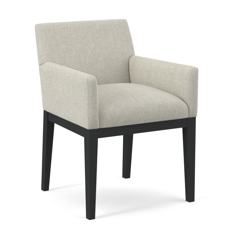 Upholstered Arm Chair, Black, 61512-87