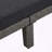 Rattan Chaise Lounge with Water-Repellent Dark Grey Cushion