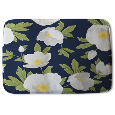 Nyles Memory Foam Non-Slip Bath Rug