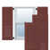 Exterior Open Louvred Shutters