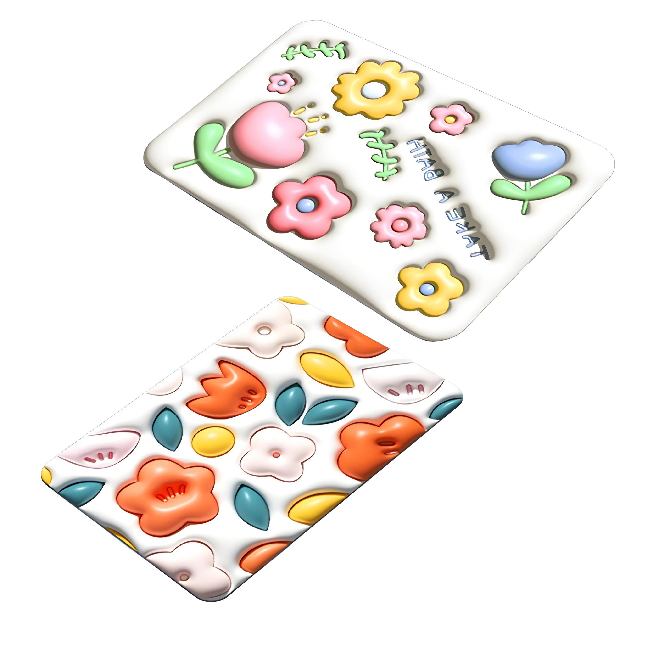 3D Door Mat Cartoon Soft Diatom Mud Absorbent Carpet Bathroom Non