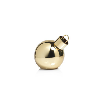 Lighted Glass Slanted Ball Christmas Ornament