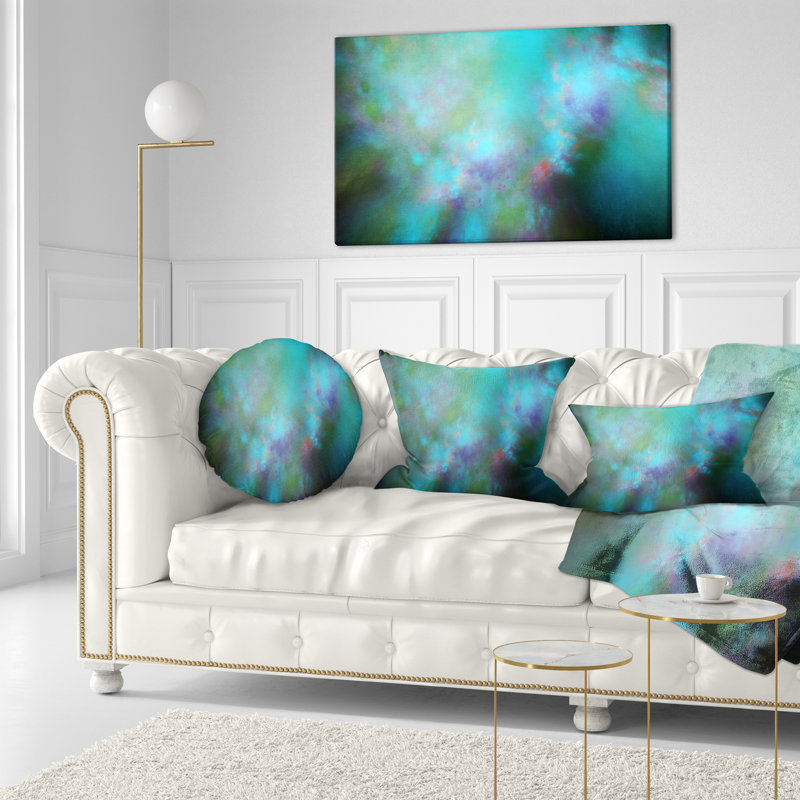Coussin lombaire en ciel parfait starry Abstract, Bleu